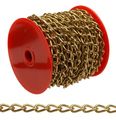 Campbell Hobby And Craft Twist Chain Brass Plated 70 Trade 0 043 Diameter 5 Lbs Load Capacity 82 Feet Mini Reel 
