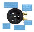 Ohio Diesel Parts Fuel Tank Gas Dual-port Sump W Integrated Return
