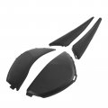 Topteng Tank Side Panel Cover Fairing Black Fit For Honda Cbr1000rr 2008-2011