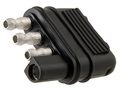 Hopkins 48265 30 4 Wire Flat Trailer Side Y-harness Connector 