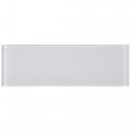 Tile Generation Tcsbg-03 4x12 White Glass Subway Kitchen And Bathroom Backsplash Wall 1pc Sample 