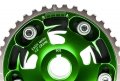 Vms Racing Adjustable Fang Cam Gear In Green Anodized Machined Cnc Billet Aluminum Compatible With Honda Civic D15 6 1 5l 1 6l