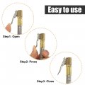 X Autohaux 2pcs Flexible Stainless Steel 60cm 24 Tire Valve Connect Pipe Air Chuck Inflator Compressor Pump Extension Hose For
