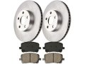 Front Ceramic Brake Pad And Rotor Kit For 2003-2008 Toyota Corolla 