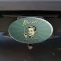 Marijuana Hey At Least It S Not Crack Funny Humor Retro Oval Tow Trailer Hitch Cover Plug Insert
