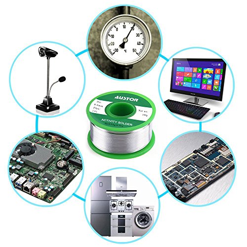 Lead Free Solder Wire With Rosin Core 0 6mm Diameter Sn Ag Cu Alloy 100g Melting Point 215 To 220 Degrees Celsius