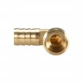 Uxcell Brass Barb Hose Fitting 90 Degree Elbow 14mm Barbed To G1 2 Male Pipe Adapter Connector 2pcs