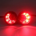 Httmt- Smoke Lens Turn Signal Gloss Black Indicator Light Compatible With H-d Sportster Xl883 Flde Flhc Flsb P N Mt224-021b-gbk