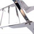 Three T Motorcycle Rear Passenger Backrest Sissy Bar Luggage Rack Compatible With For Kawasaki Vulcan Vn900 Classic 1996-2012