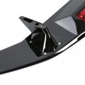 Kuafu Trunk Spoiler Compatible With 2016-2021 Honda Civic Sedan 4-door Deck Lid Wing W Led Third Brake Lamp Painted Black