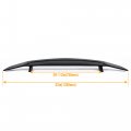 Kuafu Trunk Spoiler Compatible With 2016-2021 Honda Civic Sedan 4-door Deck Lid Wing W Led Third Brake Lamp Painted Black