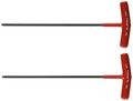 Bondhus 75160 4mm Prohold Tip Ball End Graduated Length T-handle With Proguard Finish 220mm 2 Piece