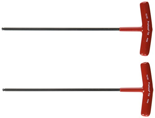Bondhus 75160 4mm Prohold Tip Ball End Graduated Length T-handle With Proguard Finish 220mm 2 Piece