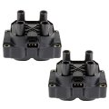 Uf306 Ignition Coil Pack Set Of 2 For Land Rover Range 4 0l V8 1999000 Discovery 6l And Kia Sportage 2 L4 1995 