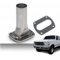 G-plus Catalytic Converter Repair Flange Compatible With Ford F250 F350 E250 E350 5 8l 1987-1999 121685