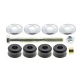 Stabilizer Bar Link Set For 1993 1994 1995 1996 1997 Honda Civic Del Sol Natural Rubber Black Split Bushing Front Suspension 4 
