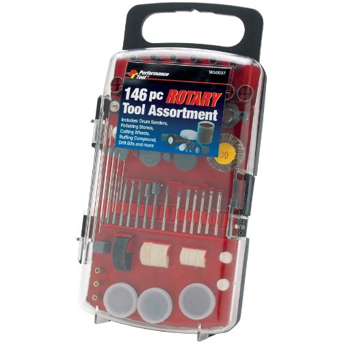 Performance Tool W50037 146-piece Rotary Stone Accessories Assortment