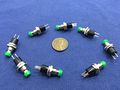 8 Pieces Green Mini Push Button Spst Momentary N O Off-on Switch 6mm Fl6022 C1 