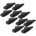 Shark Fins For Car 10pcs Universal Black Style Roof Fin Spoiler Wing Kit Vortex Generator