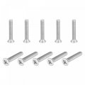 Uxcell 5 16-18x2 Flat Head Machine Screws Phillips 304 Stainless Steel Bolts 10pcs