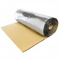 60cmx100cm 394mil 10mm 6 46sqft Car Heat Block Sound Deadener Deadening Underlay Insulation Mat Intensive Aluminum Foil Face 