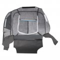 Autokay Gray Driver Bottom Seat Cover Steel Fits For Ford F-150 2011 2012 2013 2014