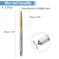 2pcs Straight Flute Thread Tap M3 X 0 5 Metric Titanium Coated Screwing Tapping Tool Thread Milling Machine Taps High-speed
