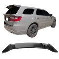 Ikon Motorsports Rear Window Roof Spoiler For 2021-2025 Dodge Durango All Models Except Srt Style Gloss Black Abs Add On Top 