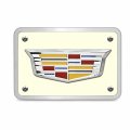Ipick Image Made For Cadillac 3d Crest Logo Glow In The Dark Luminescent Billet Aluminum 2 Inch Tow Hitch Cover
