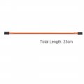Uxcell 10pcs 23cm 3-pin Male To Lead Servo Extension Cable Cord Connectors 22awg 60-cores Wire For Rc Futaba Jr
