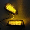 Flush Mount Led Turn Signal Blinker Lights For Motorcycles Smoke Lens Universal Bike Indicators 12v Amber Light Mt303-004-bsk 
