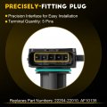 Ocpty Mass Airflow Sensor Maf 22204-22010 Compatible For Lexus Es300 1999-2003 For Mazda 2 2011-2012 Toyota 4runner 2002