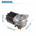 Uxcell Front Mount Tractor Distributor Assembly With 12v Ignition Coil Replacement For Ford 8n Silver Tone