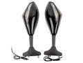 2x Motorcycle Side Mirror Motorbike Rear View Left Right Mirrors Installed On Fairing Fit For 1997 1998 1999 2000 2001 2002