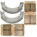 Front And Rear Brake Pads Shoes For Yamaha Yfm 400 2x4 4x4 Big Bear 2000 2001 2002 2003 2004 