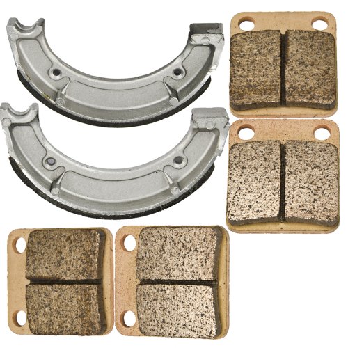 Front And Rear Brake Pads Shoes For Yamaha Yfm 400 2x4 4x4 Big Bear 2000 2001 2002 2003 2004