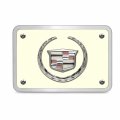 Ipick Image Made For Cadillac 3d Logo Glow In The Dark Luminescent Billet Aluminum 2 Inch Tow Hitch Cover