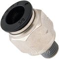 Vixen Horns 1 8 Npt Male Push-in Straight Pneumatic Fitting For 3 Od Tubes Train Air Horn Tanks Vxa7318 