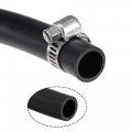 Uxcell Lubricating Oil Hose 12mm Id 16mm Od 3 3ft Rubber Water Black 2 Clamps