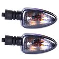 2x Smoke Color Turn Signal Indicator Lamp Light Fit For Motorcycle Bmw F800s K1200s R1200gs F650gs