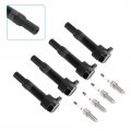Topteng 4x Ignition Coil Spark Plug Uf651 For Hyundai Elantra 1 8l L4 20-16 Coupe013-14 Tucson 2 0l 2014-2020 Kia Forte5
