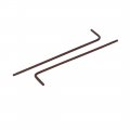 Uxcell Hex Key Wrench 3 32 Inch L Shape Ball End Repair Tool Copper Tone 10 Pcs 4 37 Length
