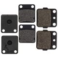 Niche Brake Pad Kit For Yamaha Banshee Big Bear 350 3gd-w0045-01-00 1d9-w0046-00-00 Front Rear Semi-metallic