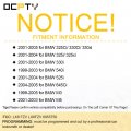 Ocpty 1 X Flip Key Entry Remote Control Fob Ignition Transmitter Replacement For Bmw 318i 318is 318ti 3i 323ci Fzv 3 Buttons