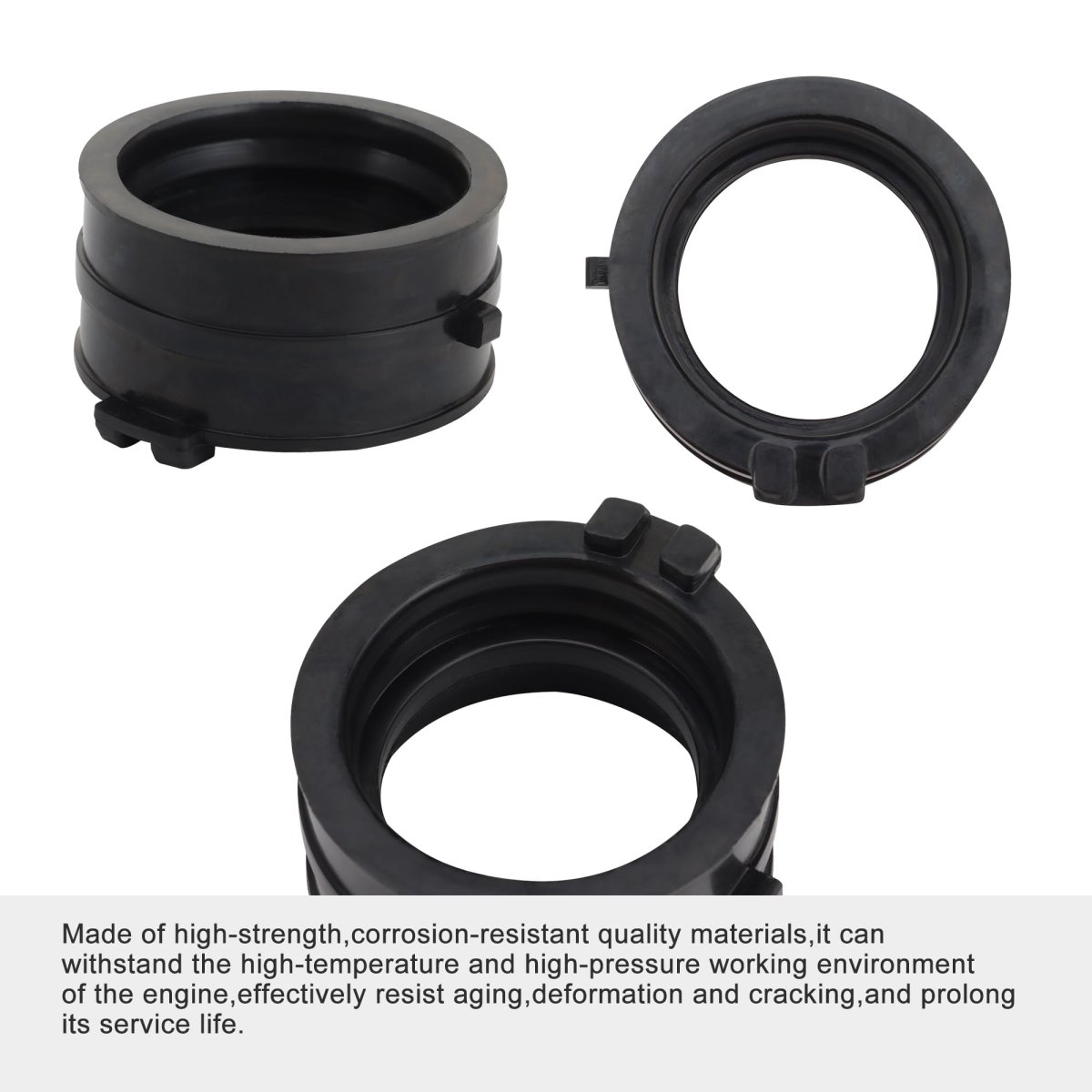 Intake Manifold Pipe Replacement For 16211-mv9-670 Cbr600 Cbr600f2 Cbr600f3 1991-1998 4 Pieces With Keychain