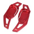 Pair Red Vehicle Steering Wheel Shift Paddle Cover Shifter Extension For Audi A5 S3 S6 Sq5 Rs6 Rs7