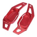Pair Red Vehicle Steering Wheel Shift Paddle Cover Shifter Extension For Audi A5 S3 S6 Sq5 Rs6 Rs7