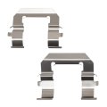 Disc Brake Hardware Set For Buick Allure 2010 Front Position Alx-pau-df-340-47041-cla9 Black Standard Replacement Part 