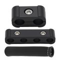 Saihisday 12pc Engine Spark Plug Wire Separator Divider 8pc Boots Protector Heat Shield Sleeve Clamp Holder For 8mm 9mm 10mm 