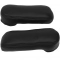Aintier Leather Seat Armrest Cover Replacement Ford For Excursion 2000-2005 Black Automotive Covers One Pair